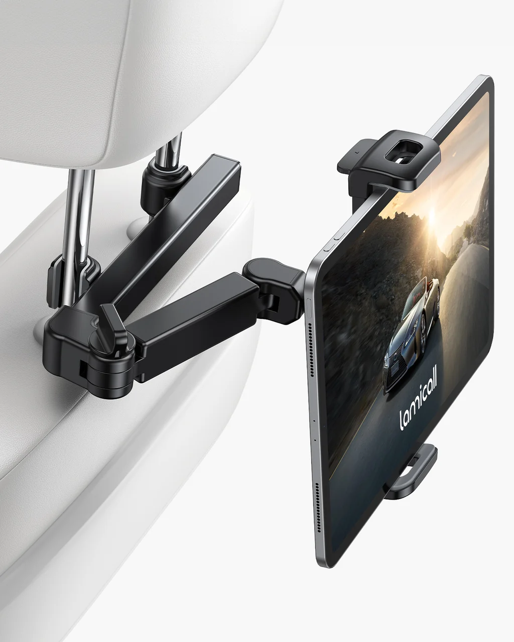 Lamicall Car Headrest Tablet Holder, CH06 / CH06-US-B, Black